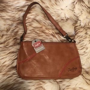 LAST ONE - Rawlings leather wristlet